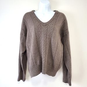 Merino Wool V-Neck Sweater